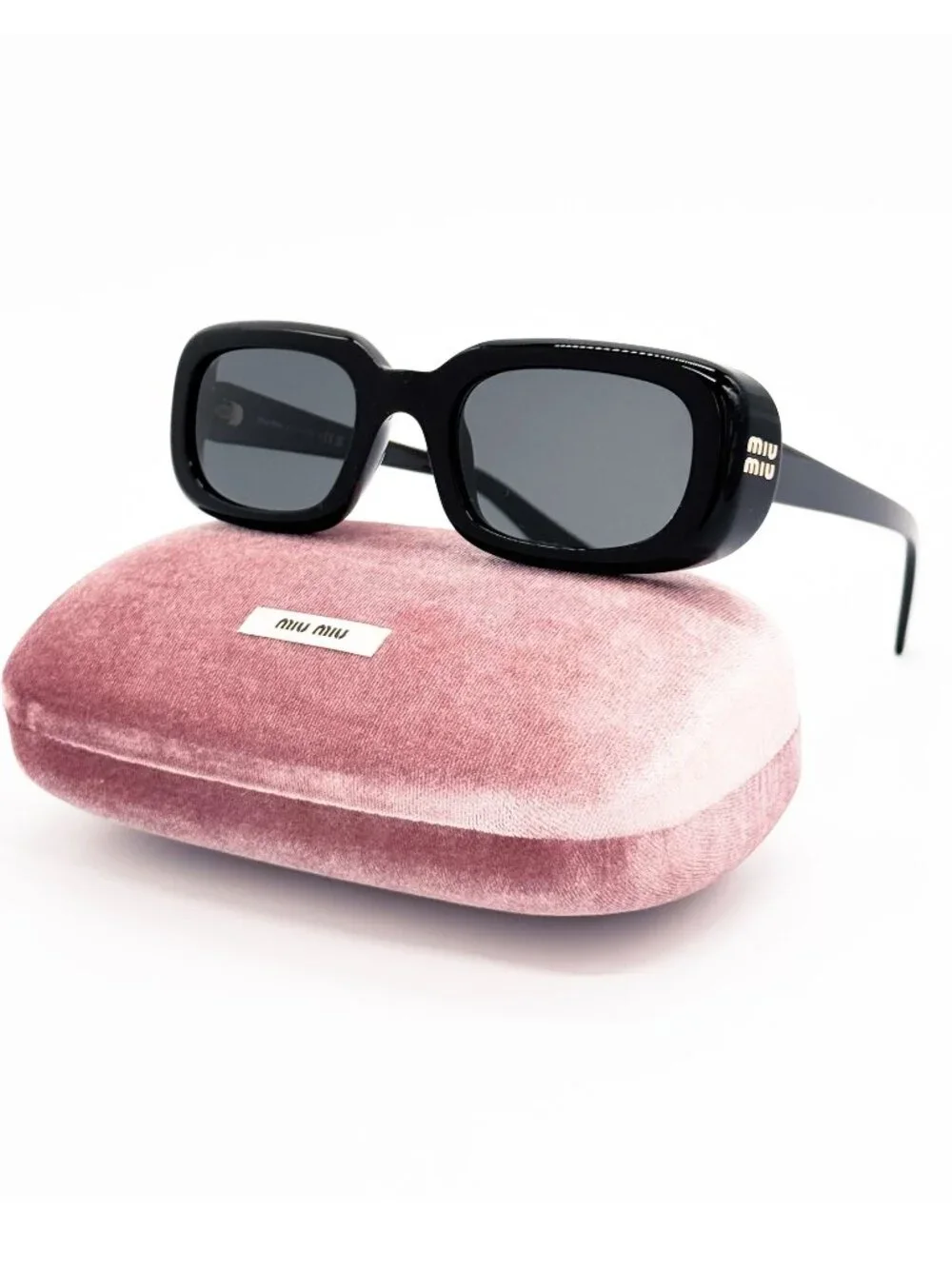 New Miu Miu MUB13S 16K08Z Black Women Sunglasses SMU B13